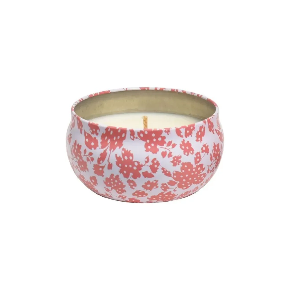 Pioneer Woman Vintage Floral Candle Tin Set 3-pc Rose Apple Honeysuckle Gift NEW